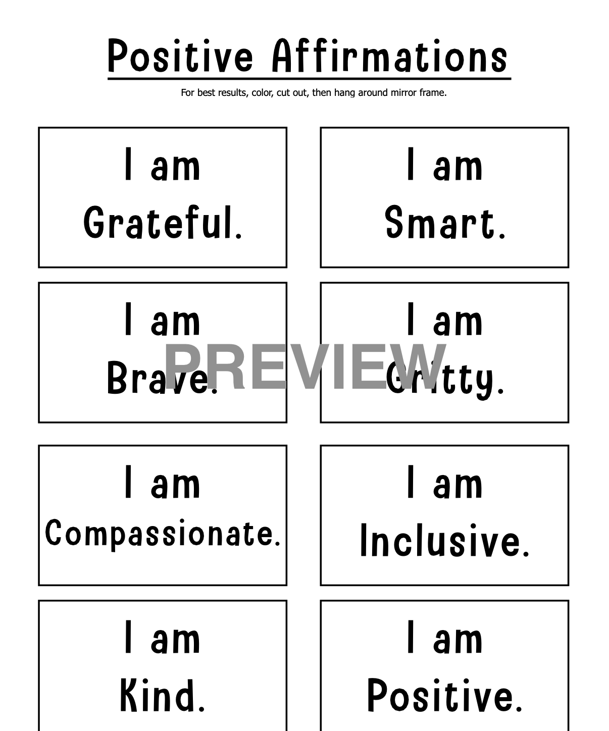 Positive Affirmations
