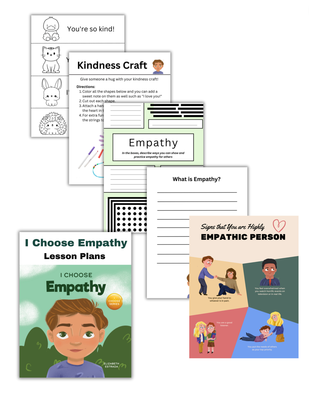 I Choose Empathy Book + Lesson Plan Bundle