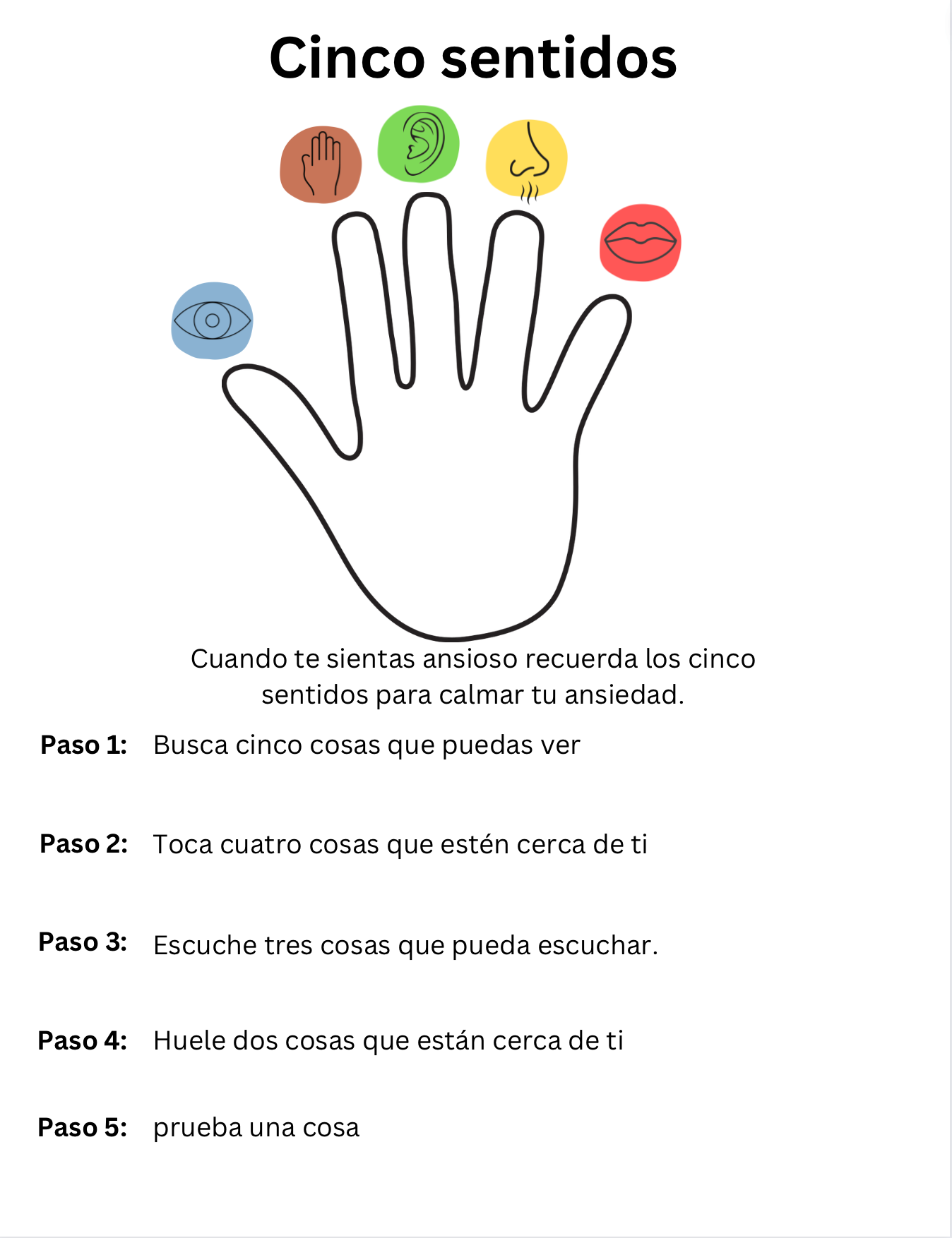YO ELIJO Calmar Mi Ansiedad Planes de lecciones