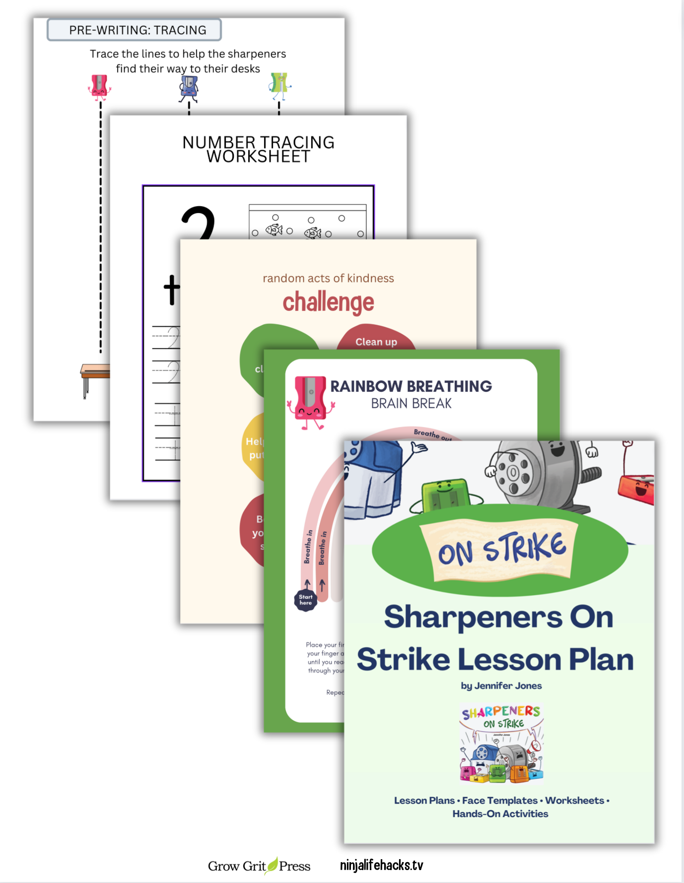 Sharpeners on Strike Book + Lesson Plan Bundle
