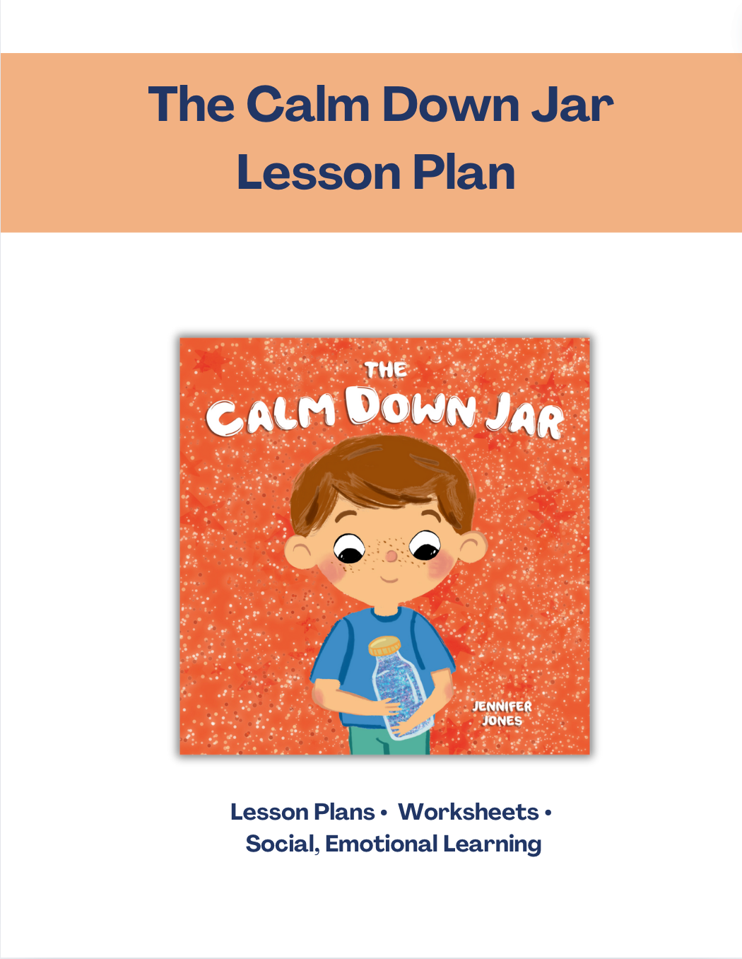 The Calm Down Jar SEL Lesson Plan