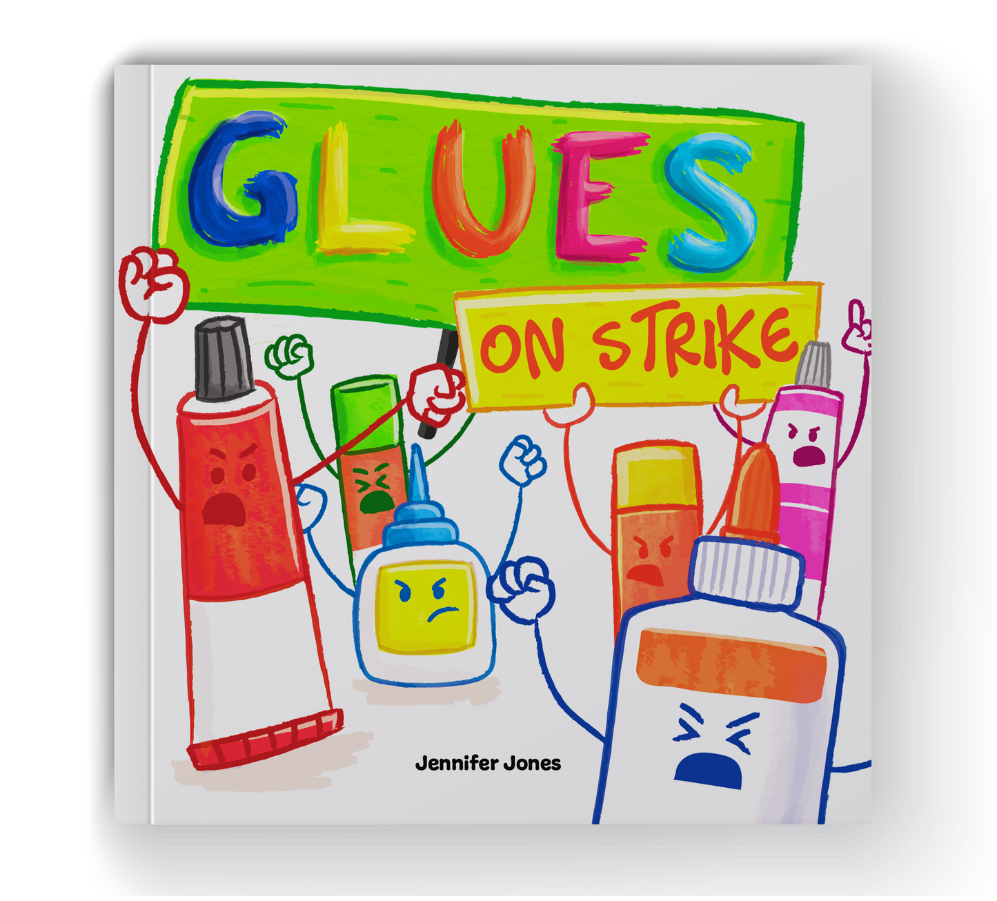 Glues On Strike Paperback Book