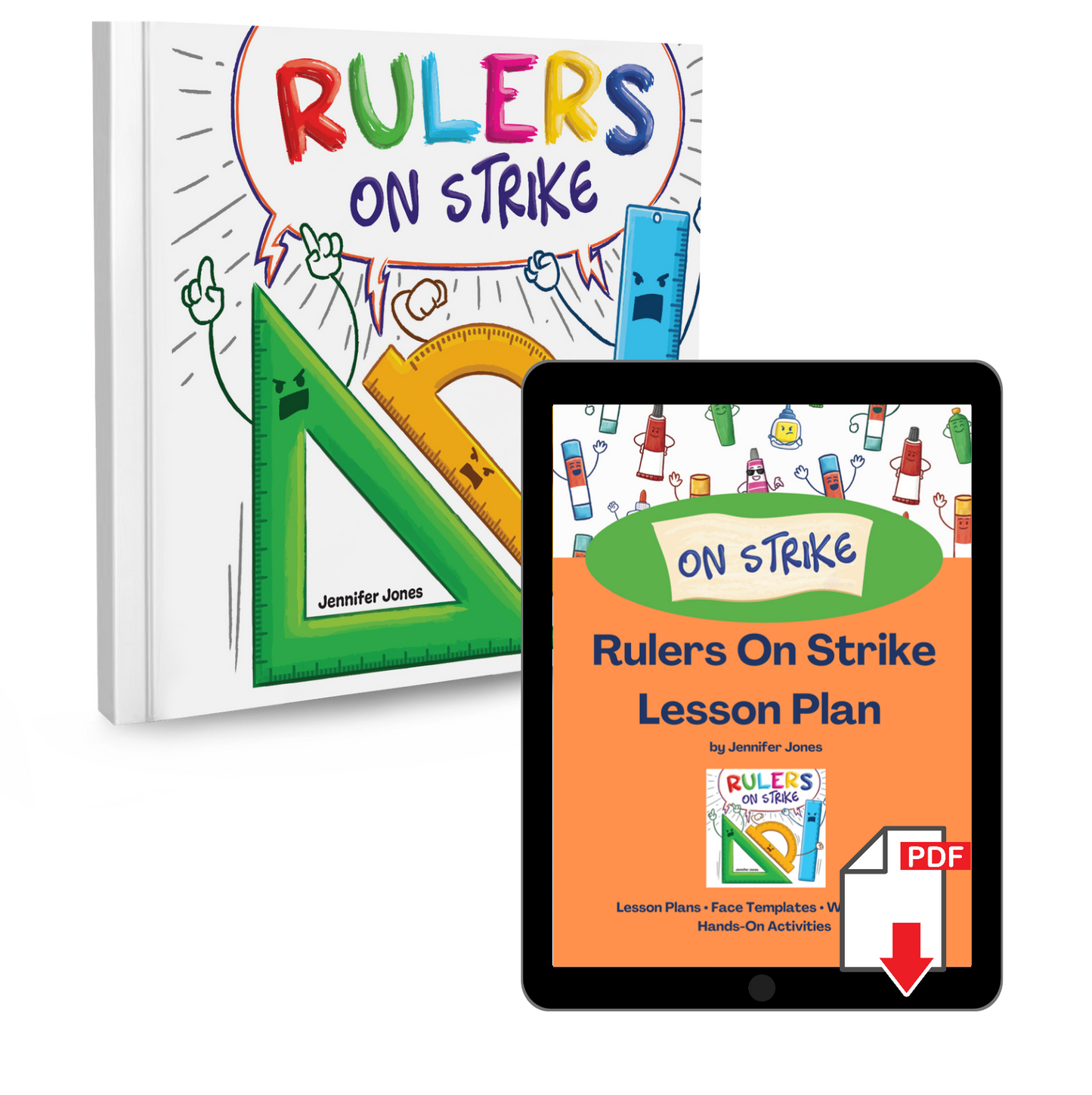 Rulers on Strike Book + Lesson Plan Bundle
