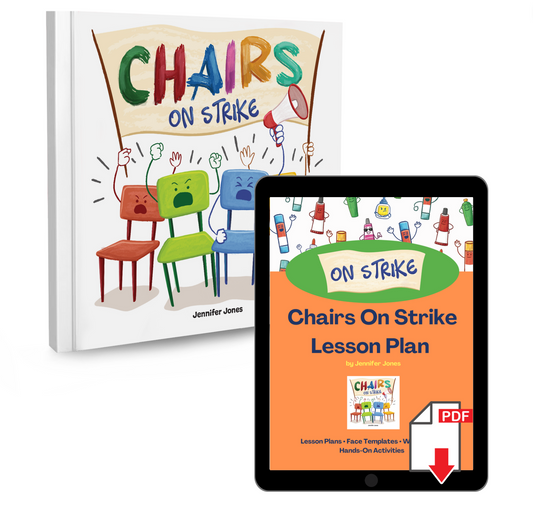 Chairs on Strike Book + Lesson Plan Bundle