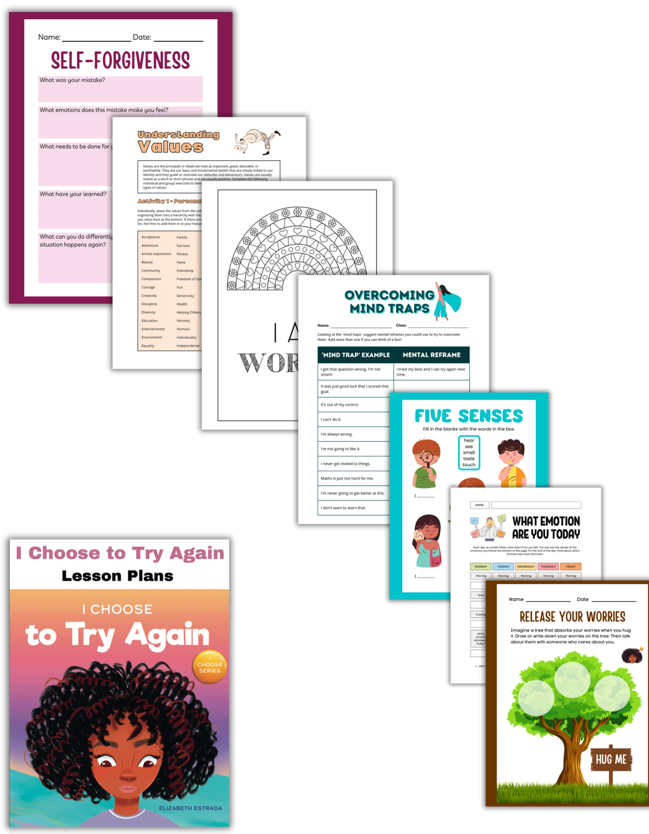 I Choose to Try Again Book + Lesson Plan Bundle