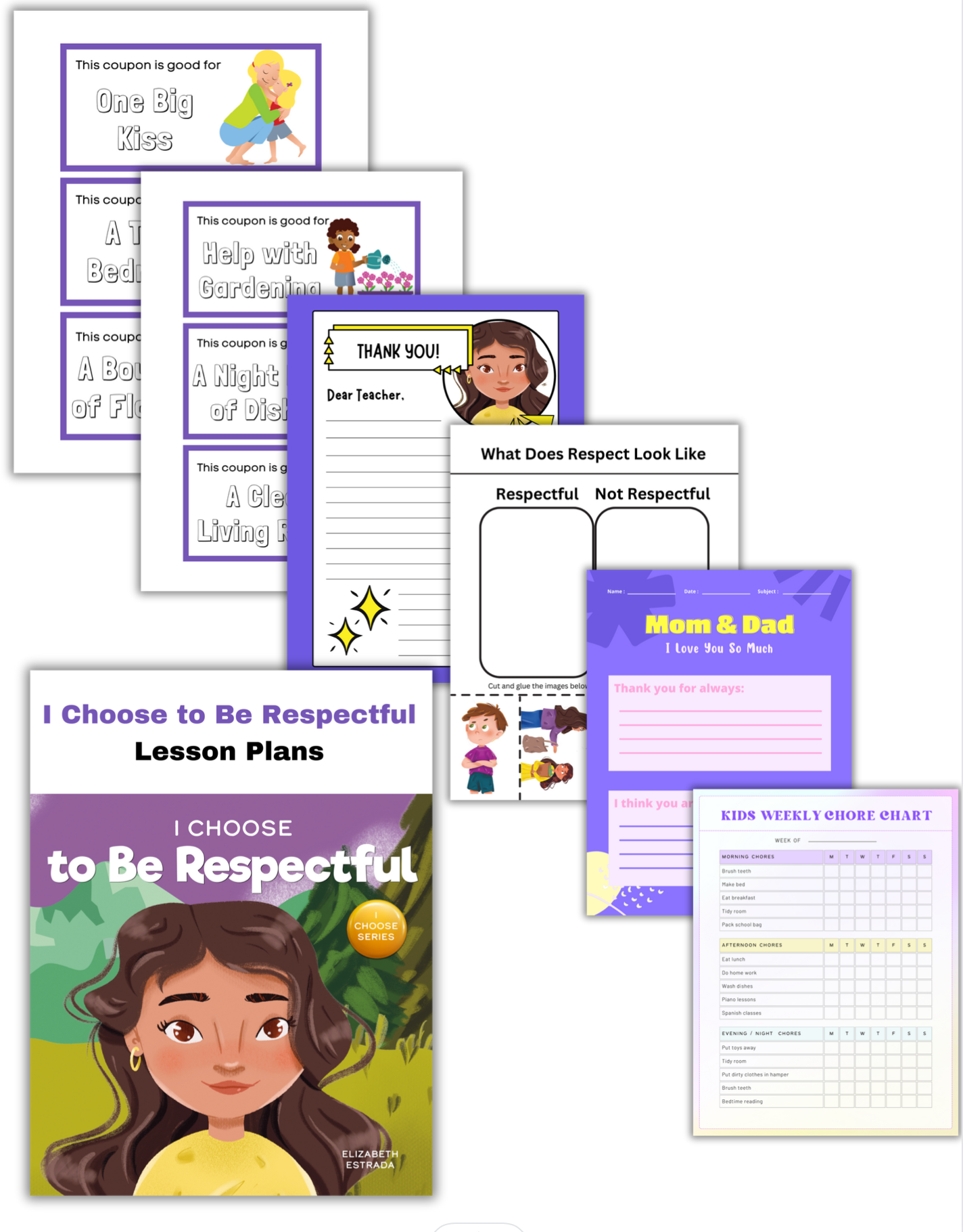 I Choose to Be Respectful Book + Lesson Plan Bundle