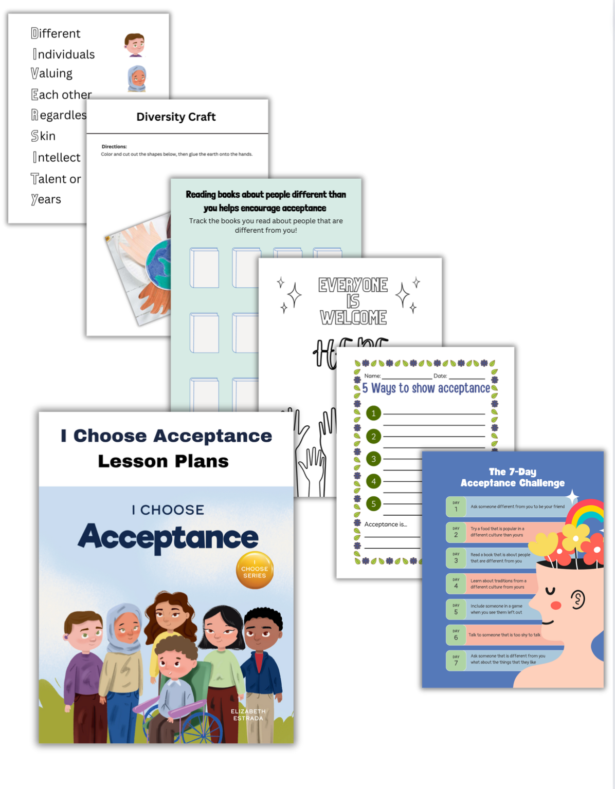 I Choose Acceptance  Book + Lesson Plan Bundle