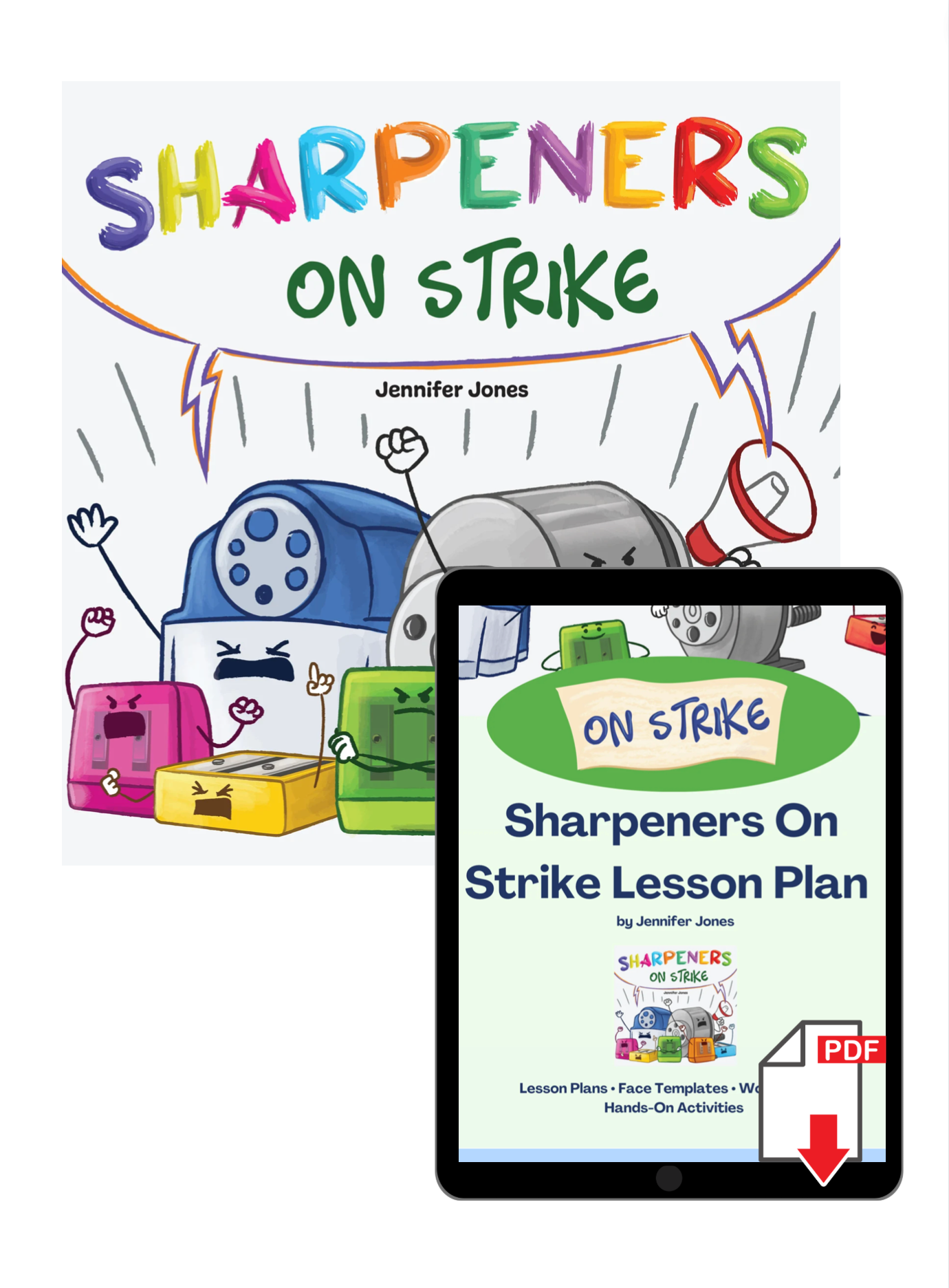 Sharpeners on Strike Book + Lesson Plan Bundle