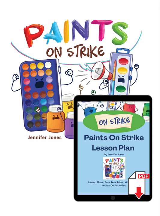 Paints on Strike  Ninja Book + Lesson Plan Bundle