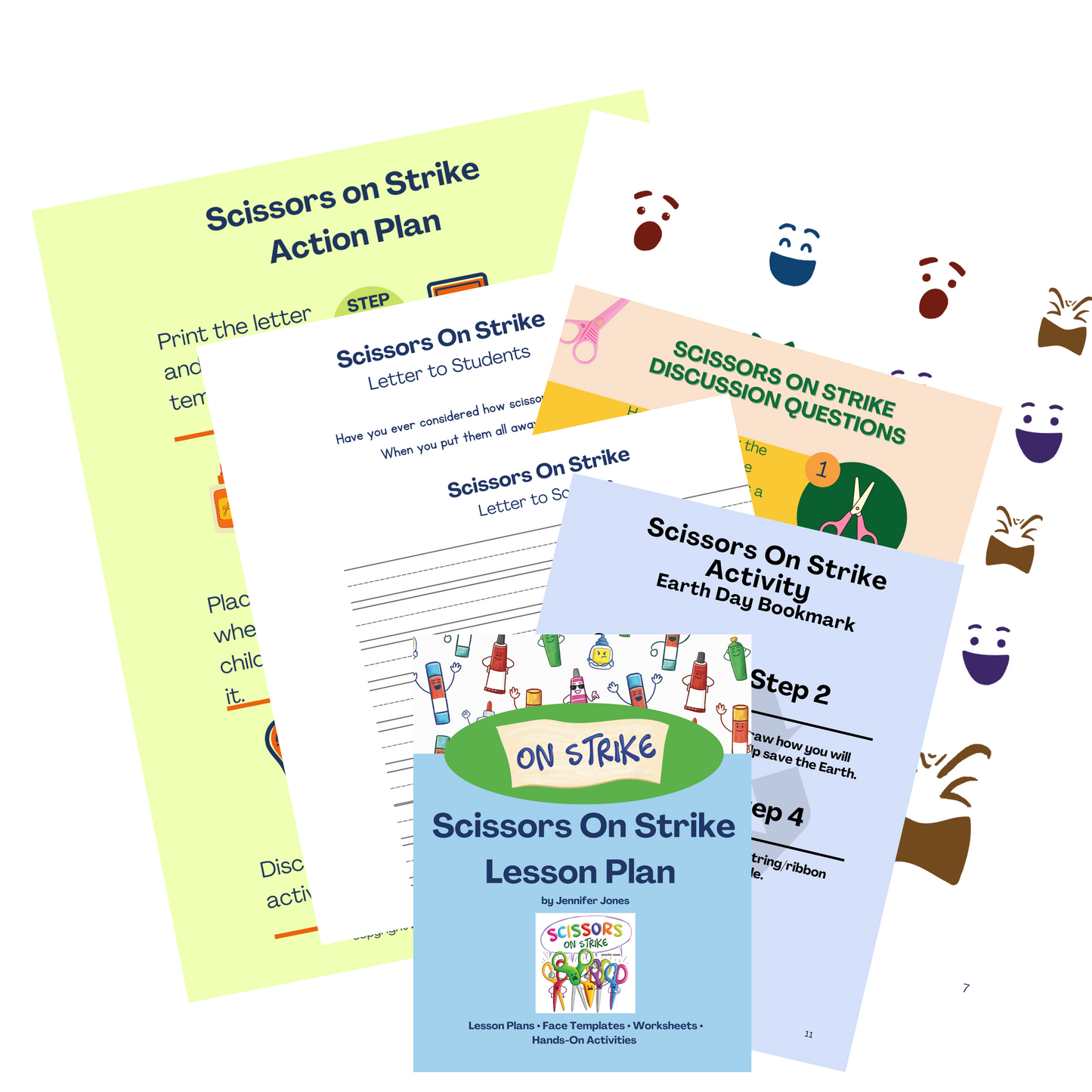 Scissors On Strike Book + Lesson Plan Bundle
